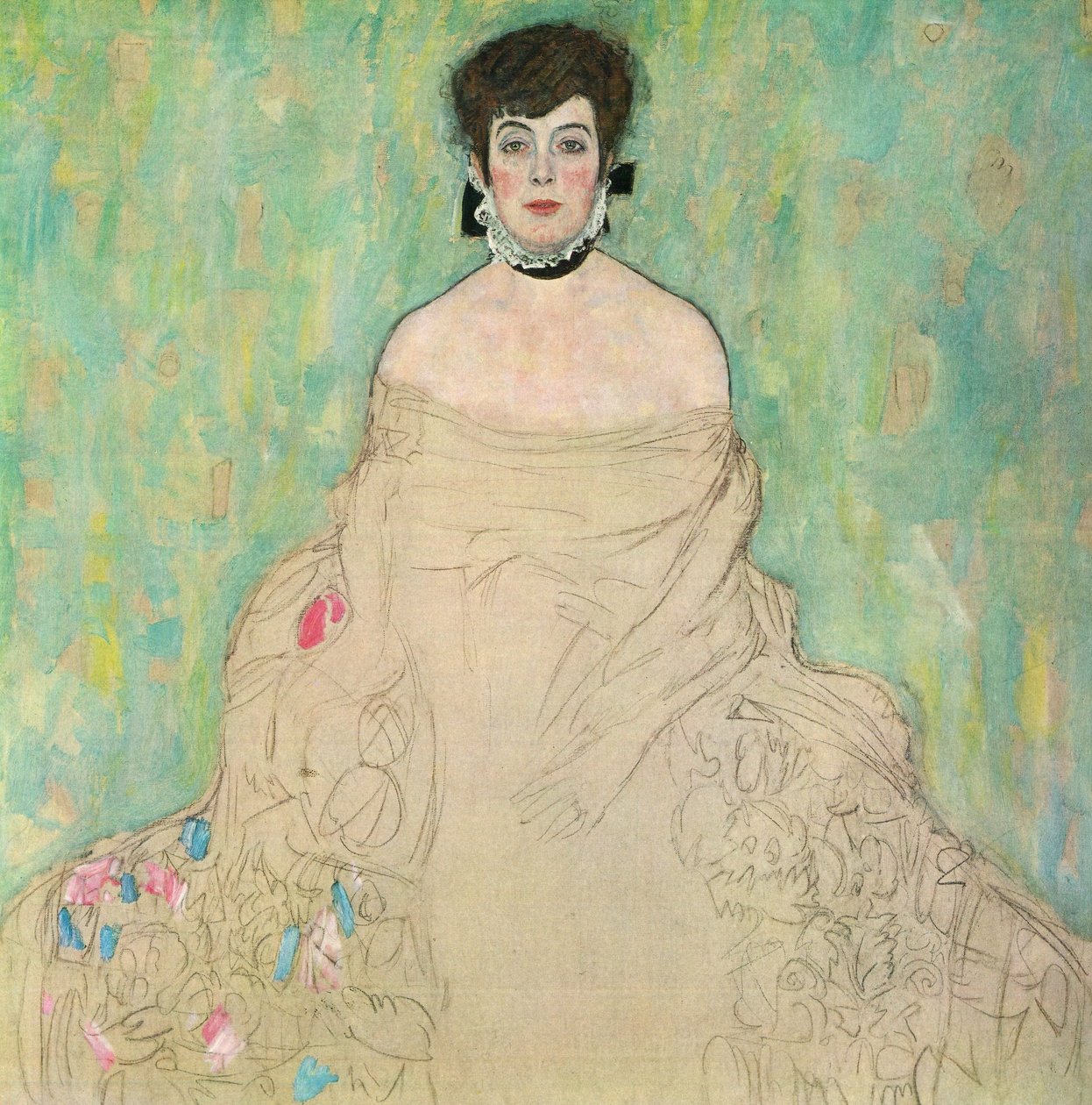 Portret van Amalie Zuckerlandl door Gustav Klimt