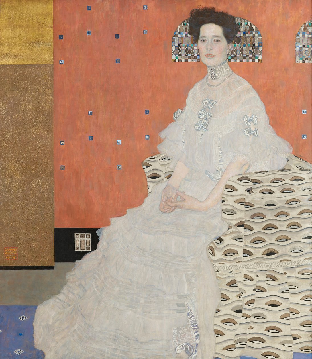 Fritza Riedler door Gustav Klimt