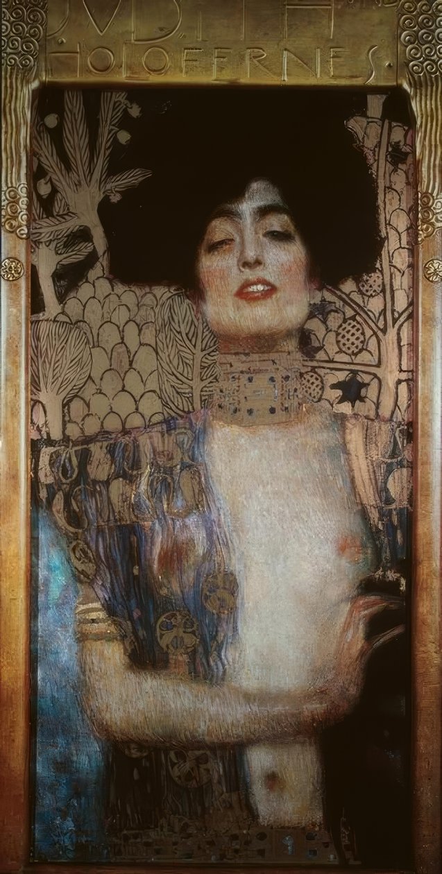 Judith met het hoofd van Holofernes door Gustav Klimt