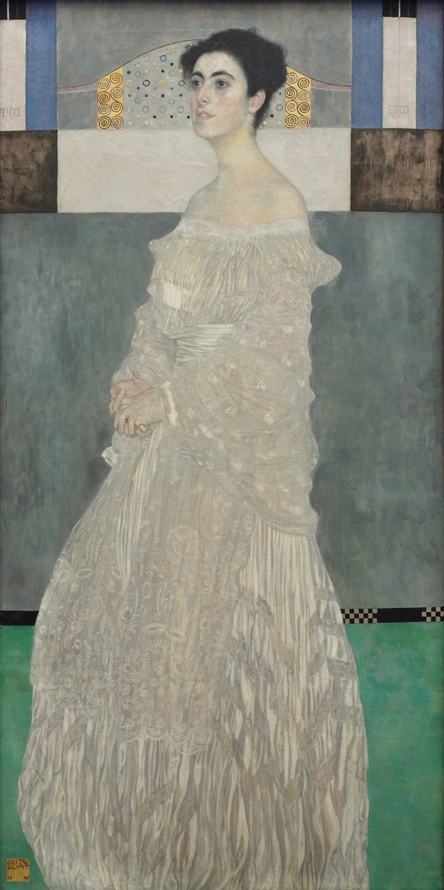 Portret van Margaret Stonborough-Wittgenstein door Gustav Klimt