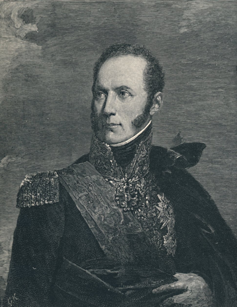Armand-Augustin-Louis De Caulaincourt - Hertog van Vicenza, ca. 1800, 1896 door Gustav Kruell