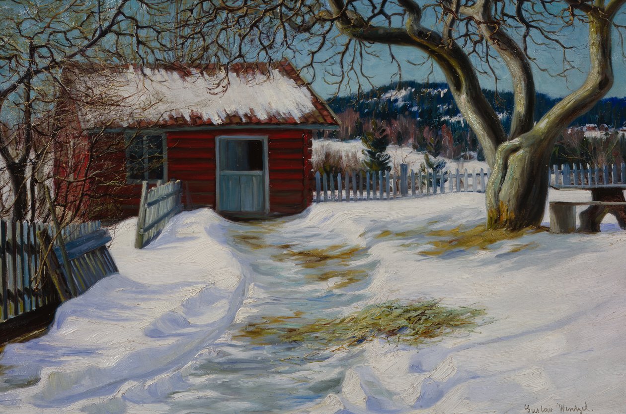 Lente aankomst door Gustav Wentzel