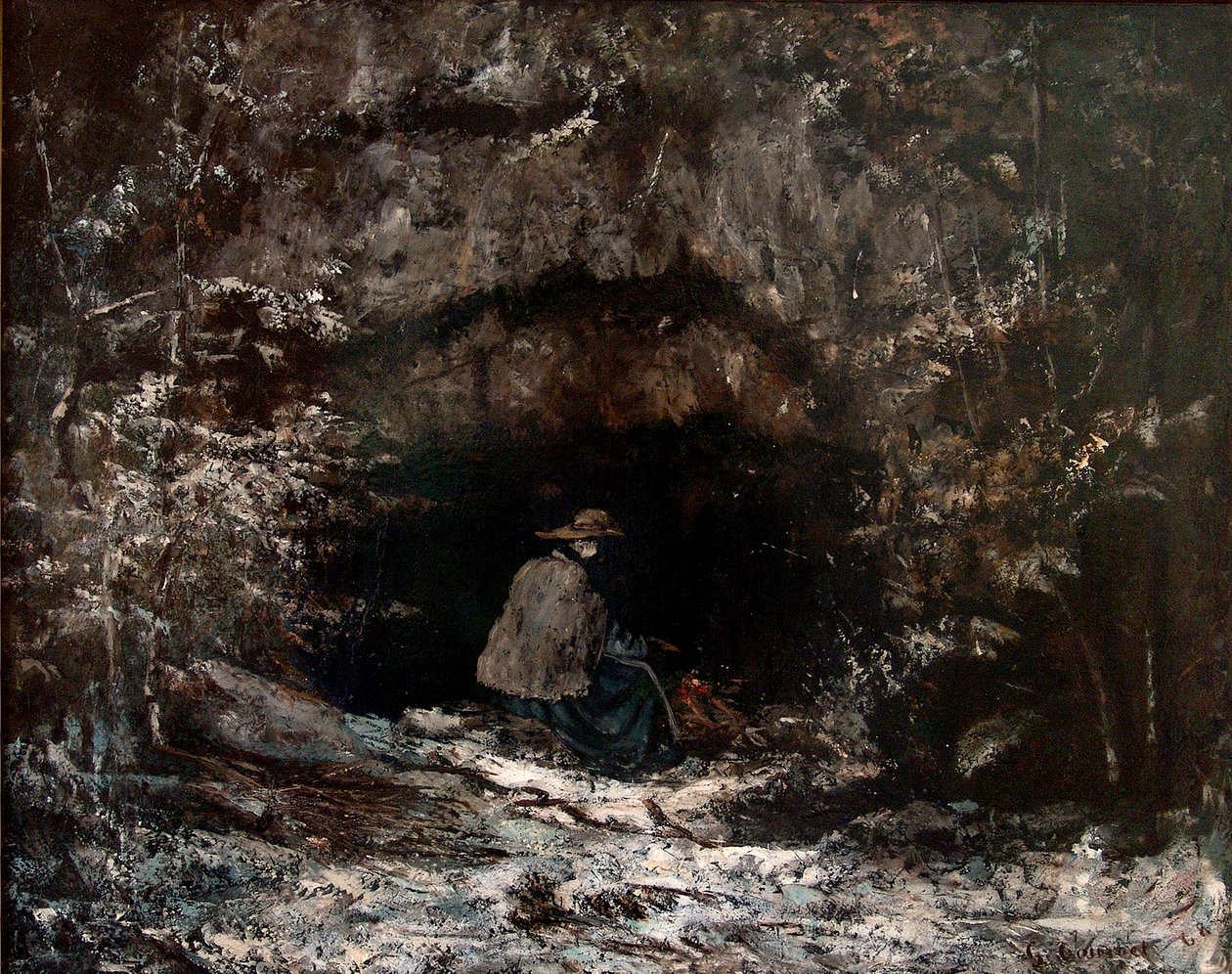 Winter door Gustave Courbet