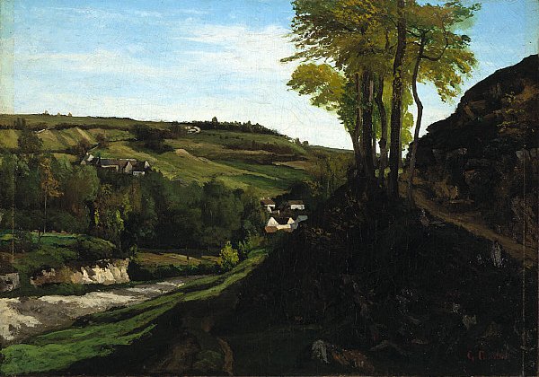 De Vallei van Ornans door Gustave Courbet