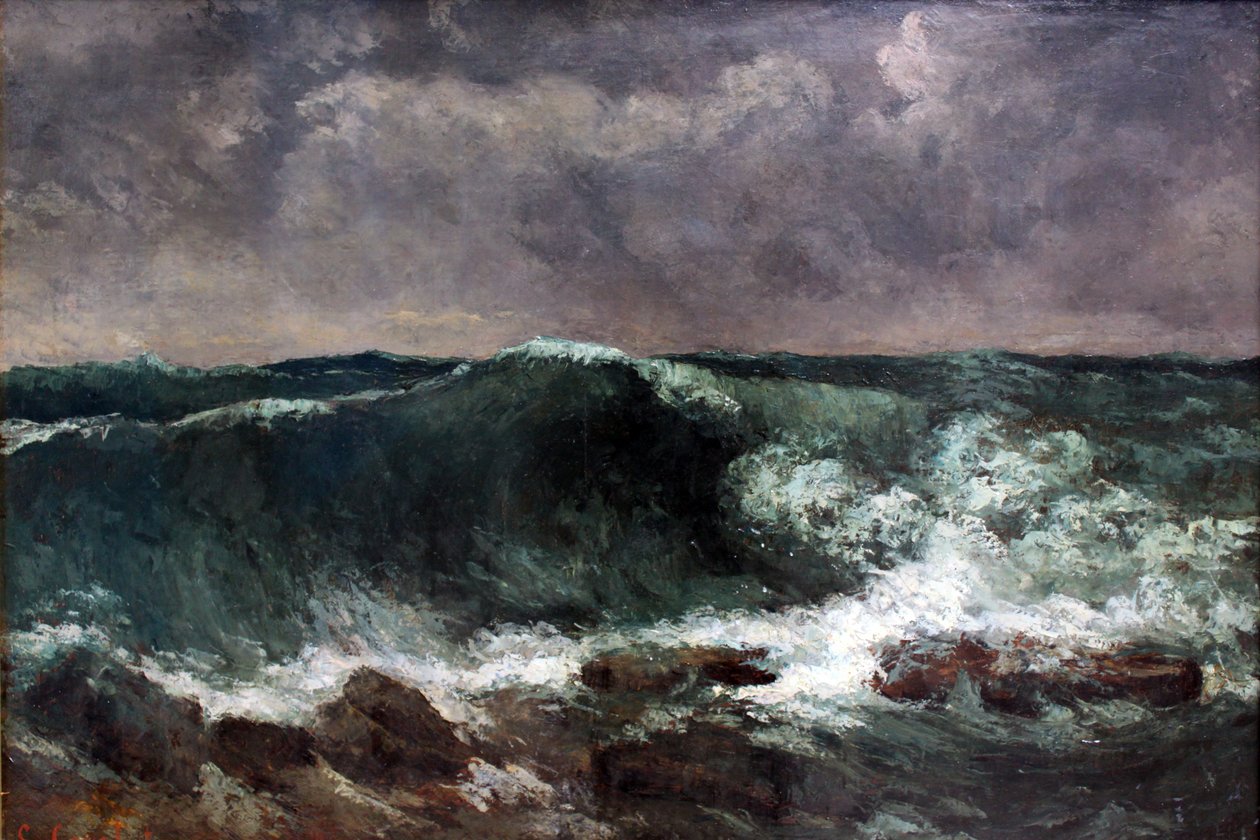 De golf door Gustave Courbet