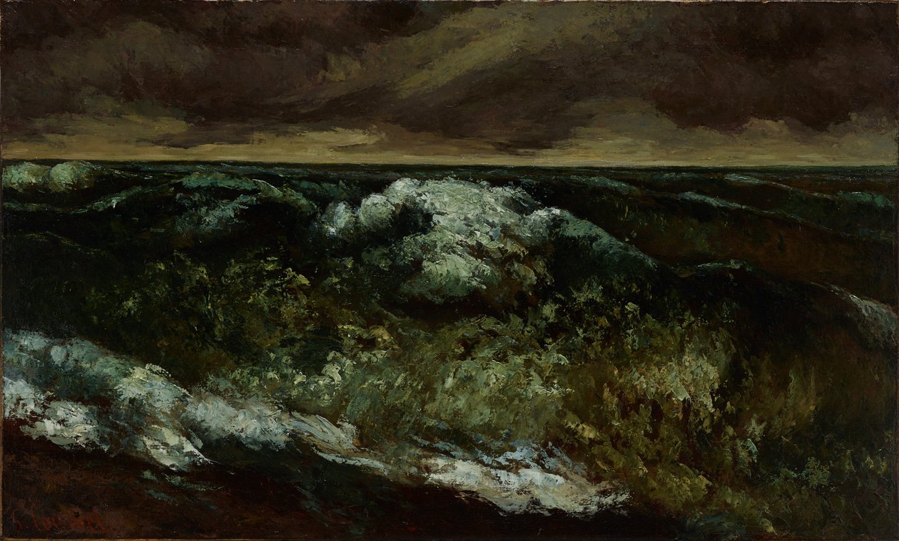 De Golf door Gustave Courbet
