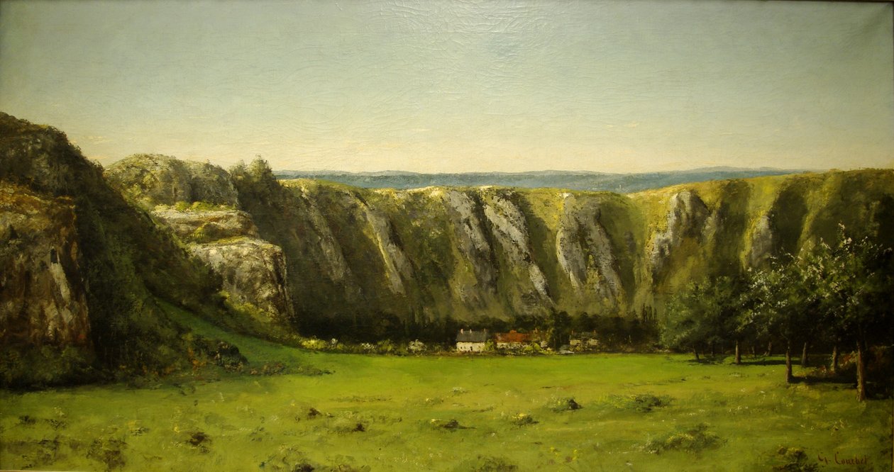 De Rots van Tien Uur door Gustave Courbet