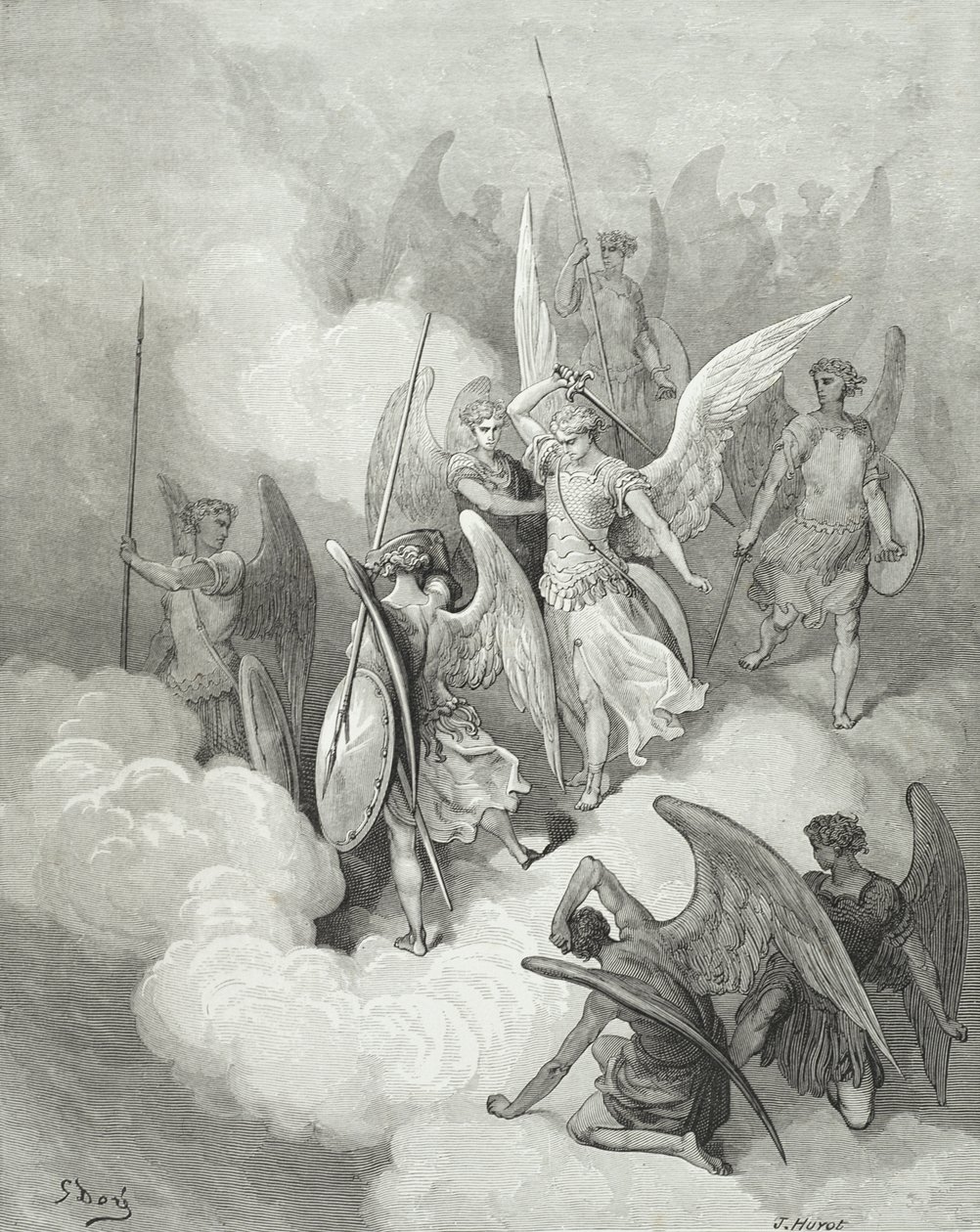 Abdiel en Satan, uit 