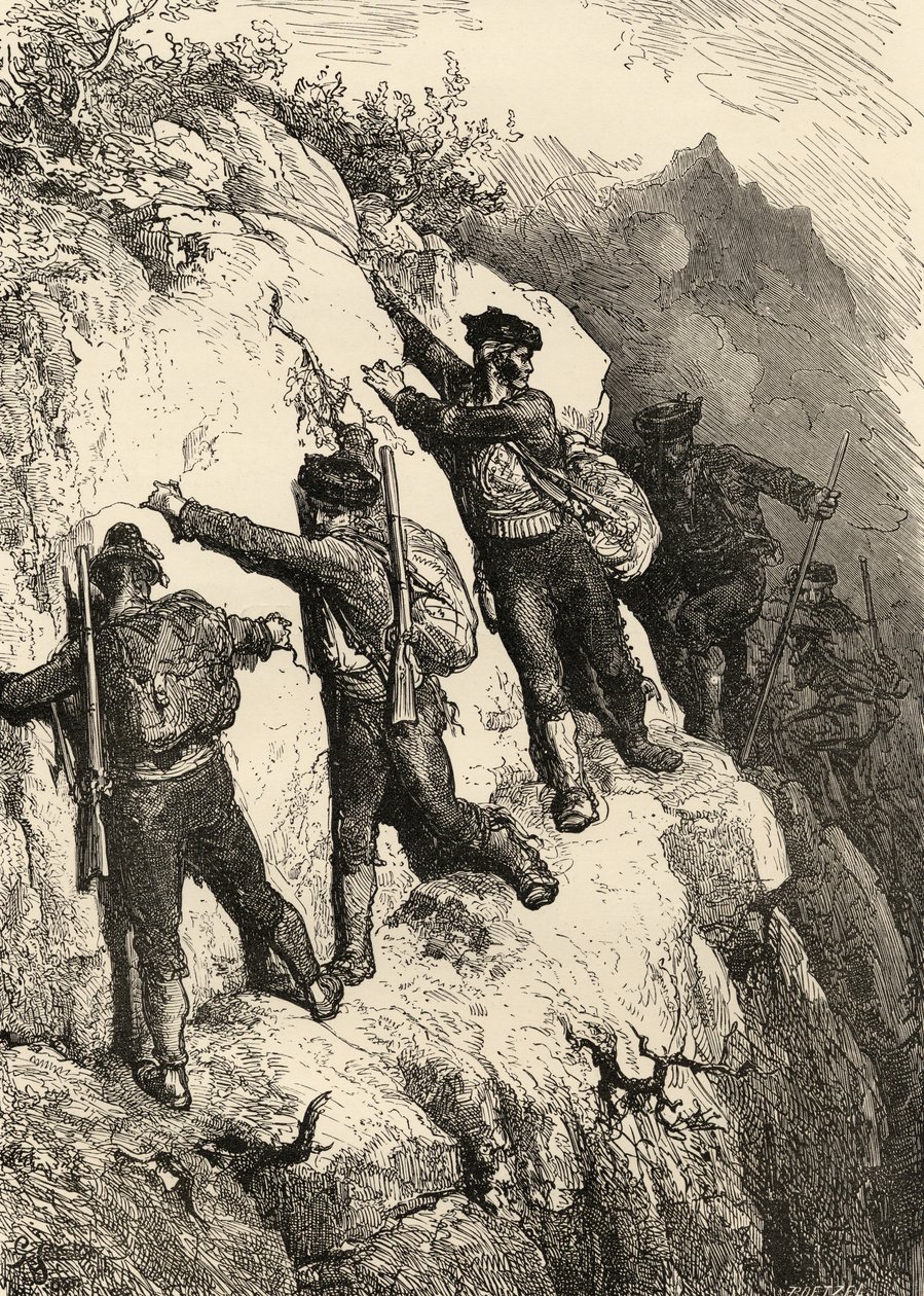 Spaanse Contrabandistas, illustratie uit 