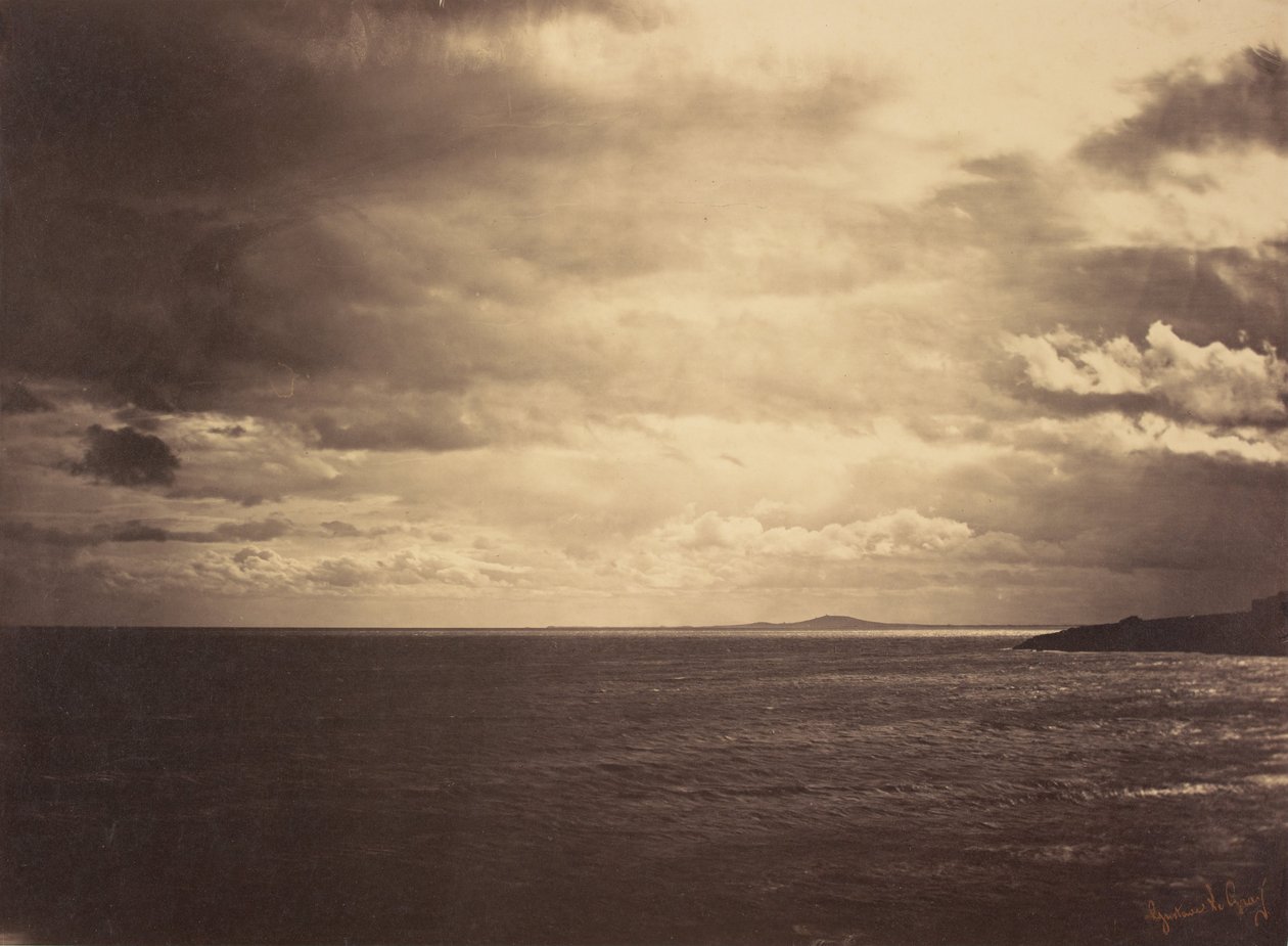 Bewolkte Lucht door Gustave Le Gray