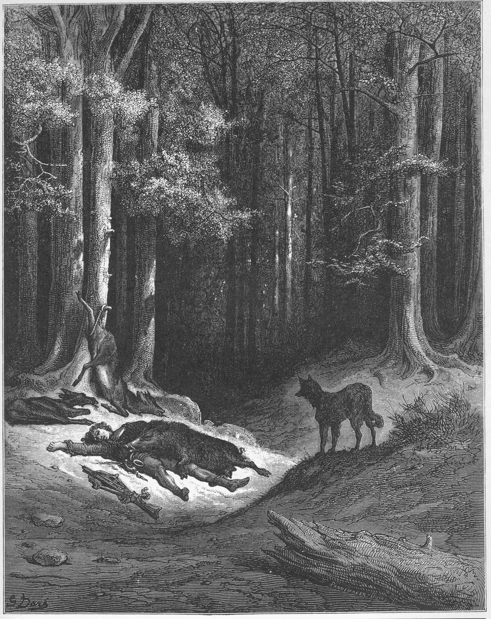 De wolf en de jager - uit 
