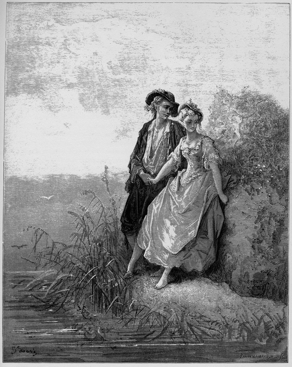 Tircis en Amarante - (De herder en herderin) - uit 