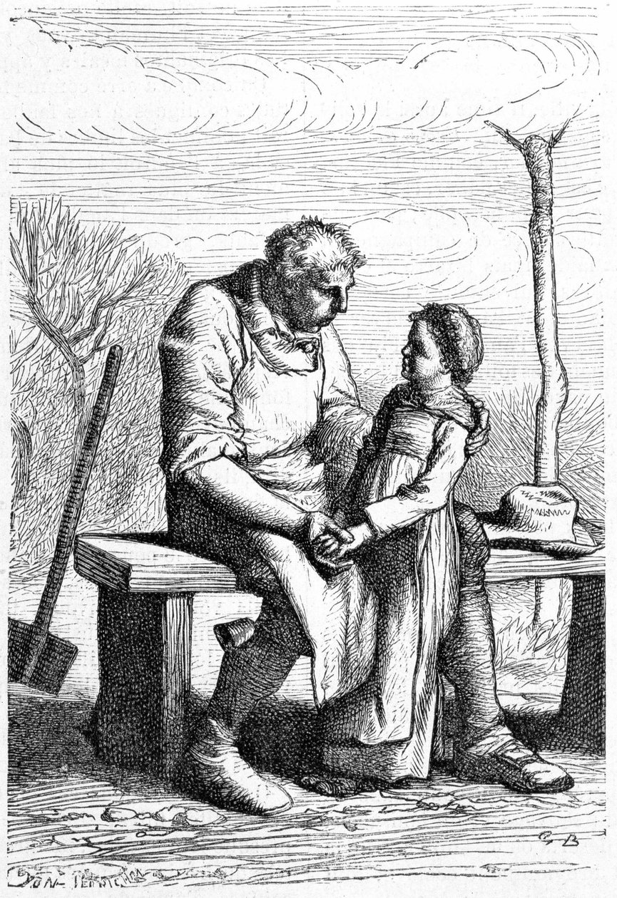 Cosette en Jean Valjean - in 