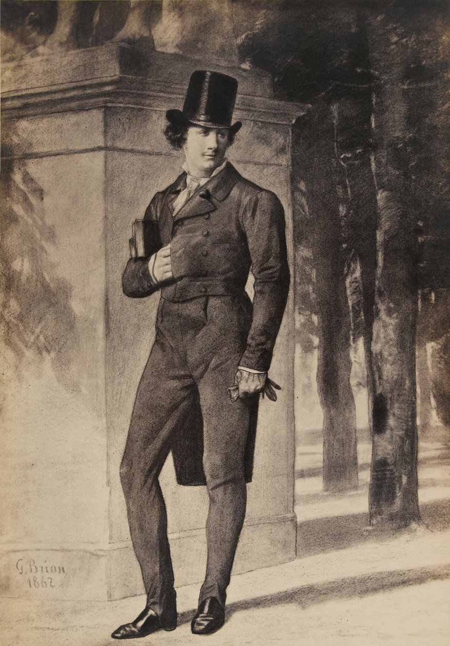 Gustave Brion - Marius Pontmercy door Gustave Brion