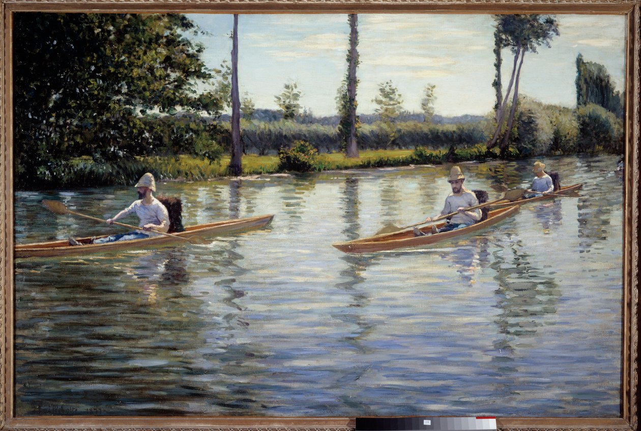 De perissoires. Schilderij door Gustave Caillebotte door Gustave Caillebotte