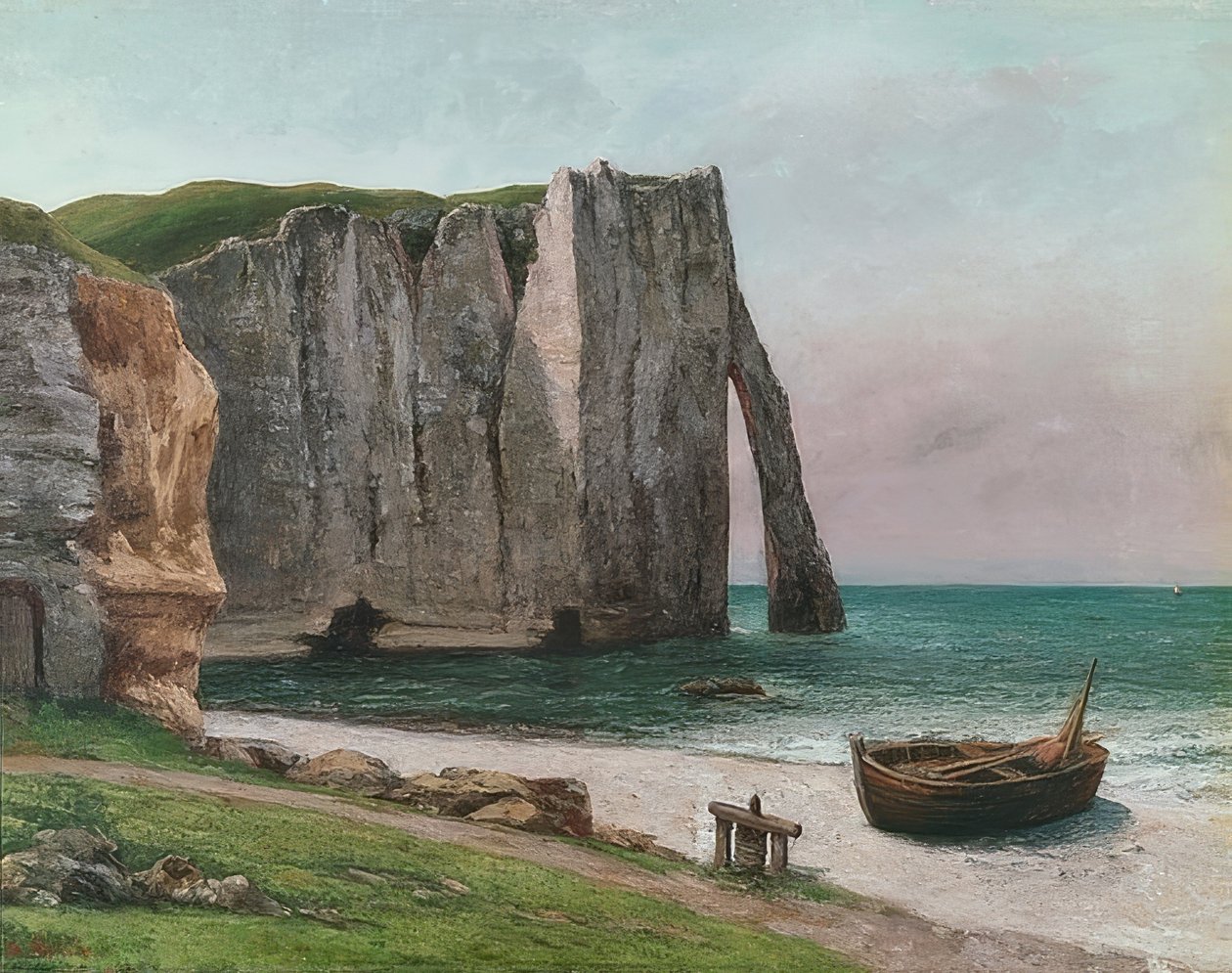 Rotsen van Etretat (La falaise d