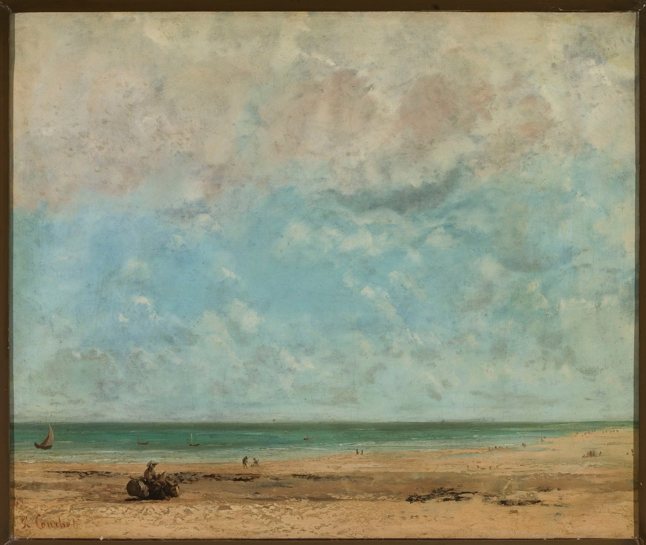 Kustlandschap door Gustave Courbet