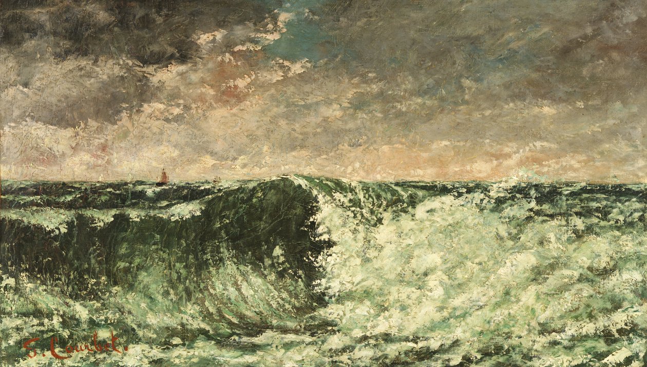 De golf door Gustave Courbet