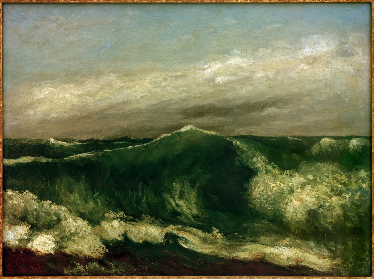 De golf door Gustave Courbet