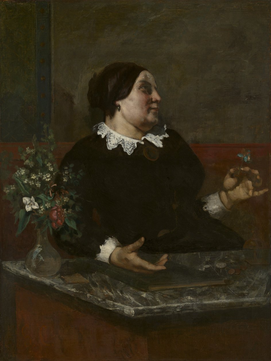 Mère Grégoire, 1855 en 1857-59 door Gustave Courbet