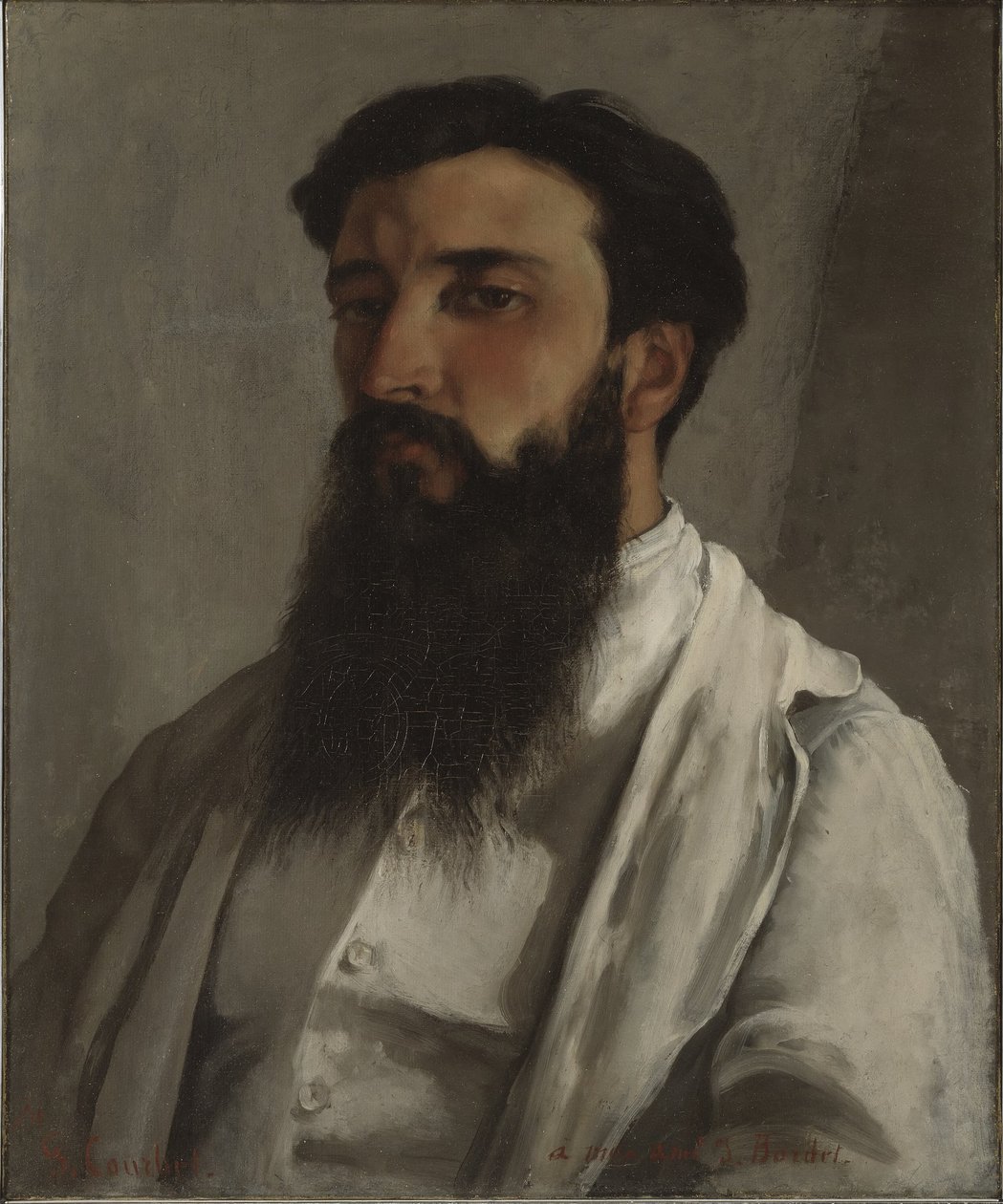 Portret van Jules Bordet door Gustave Courbet