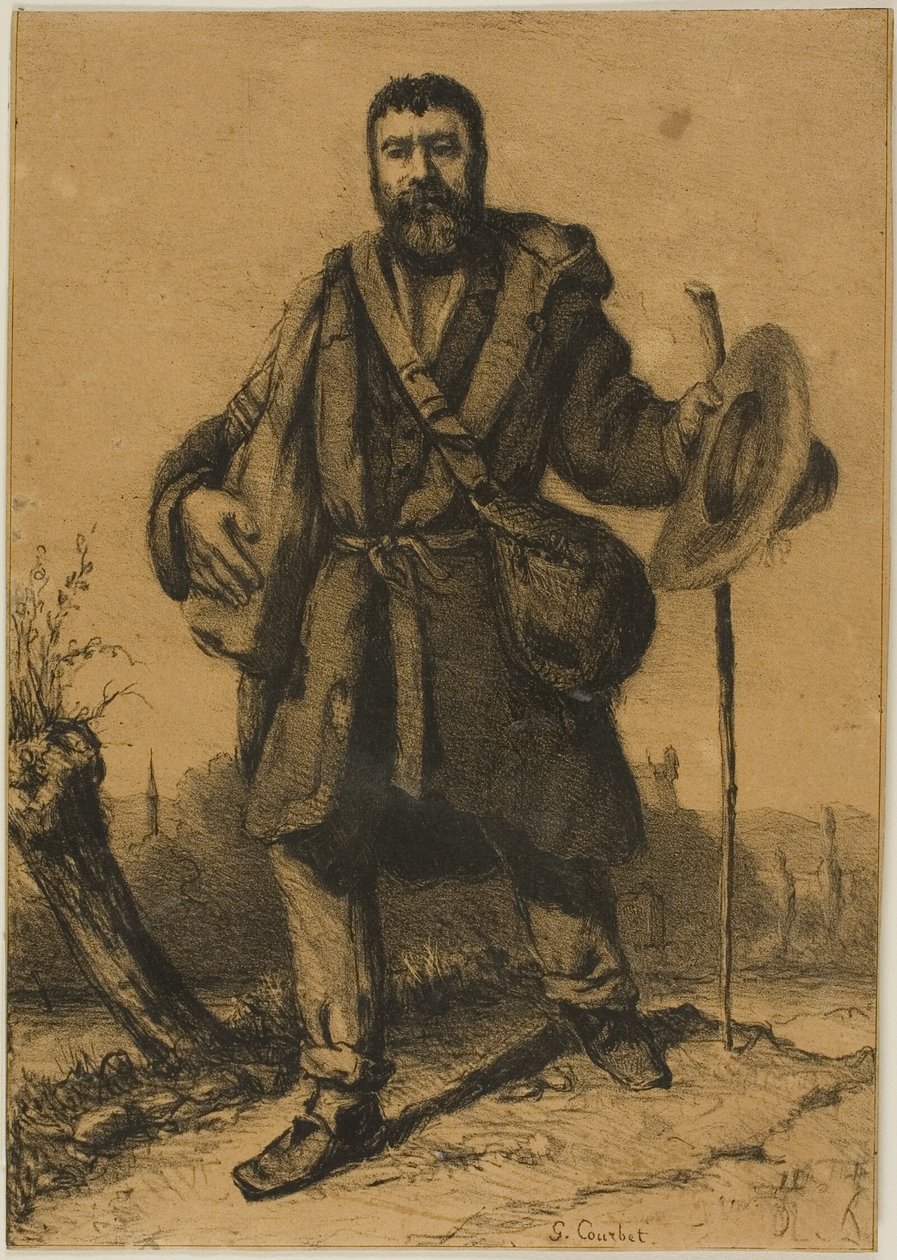 De apostel Jean Journet door Gustave Courbet