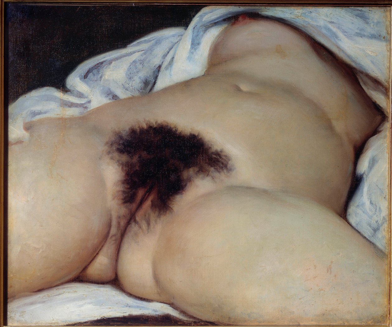 De oorsprong van de wereld door Gustave Courbet