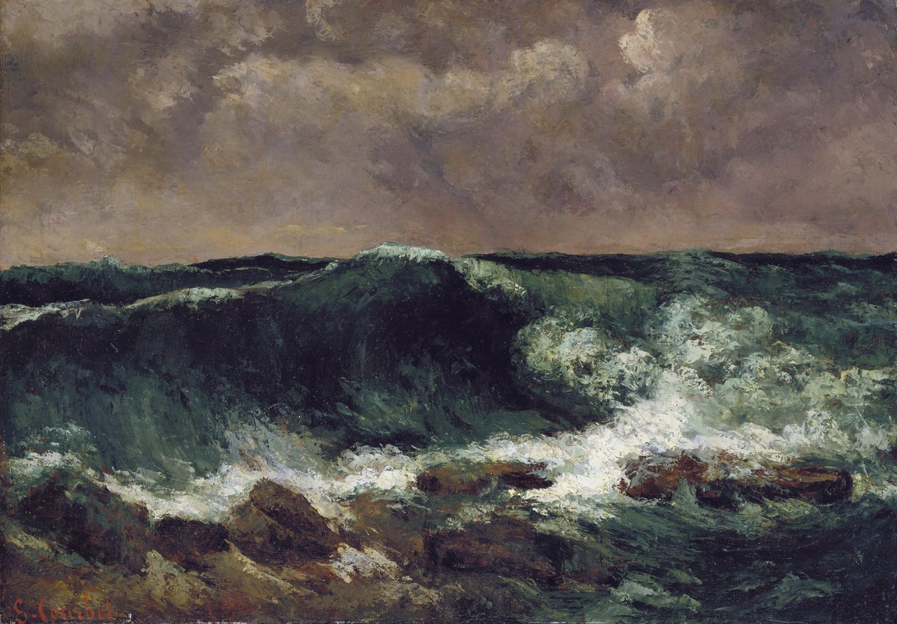 De Golf door Gustave Courbet