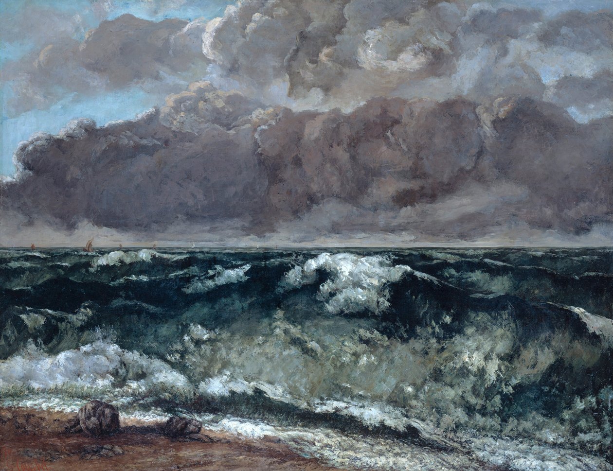 De Golf door Gustave Courbet