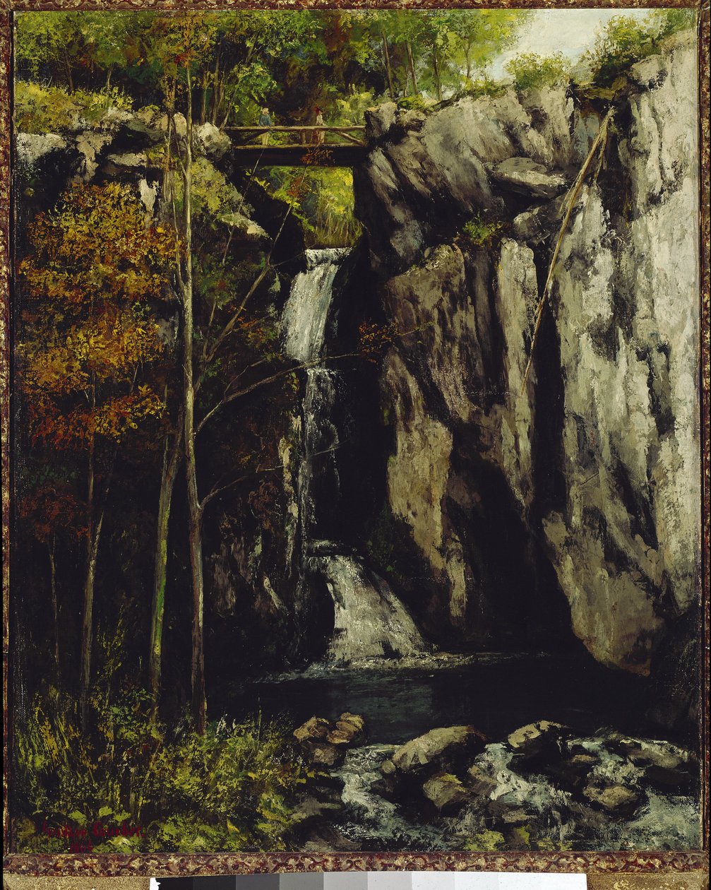 De val van Gour de Conche, Myon door Gustave Courbet