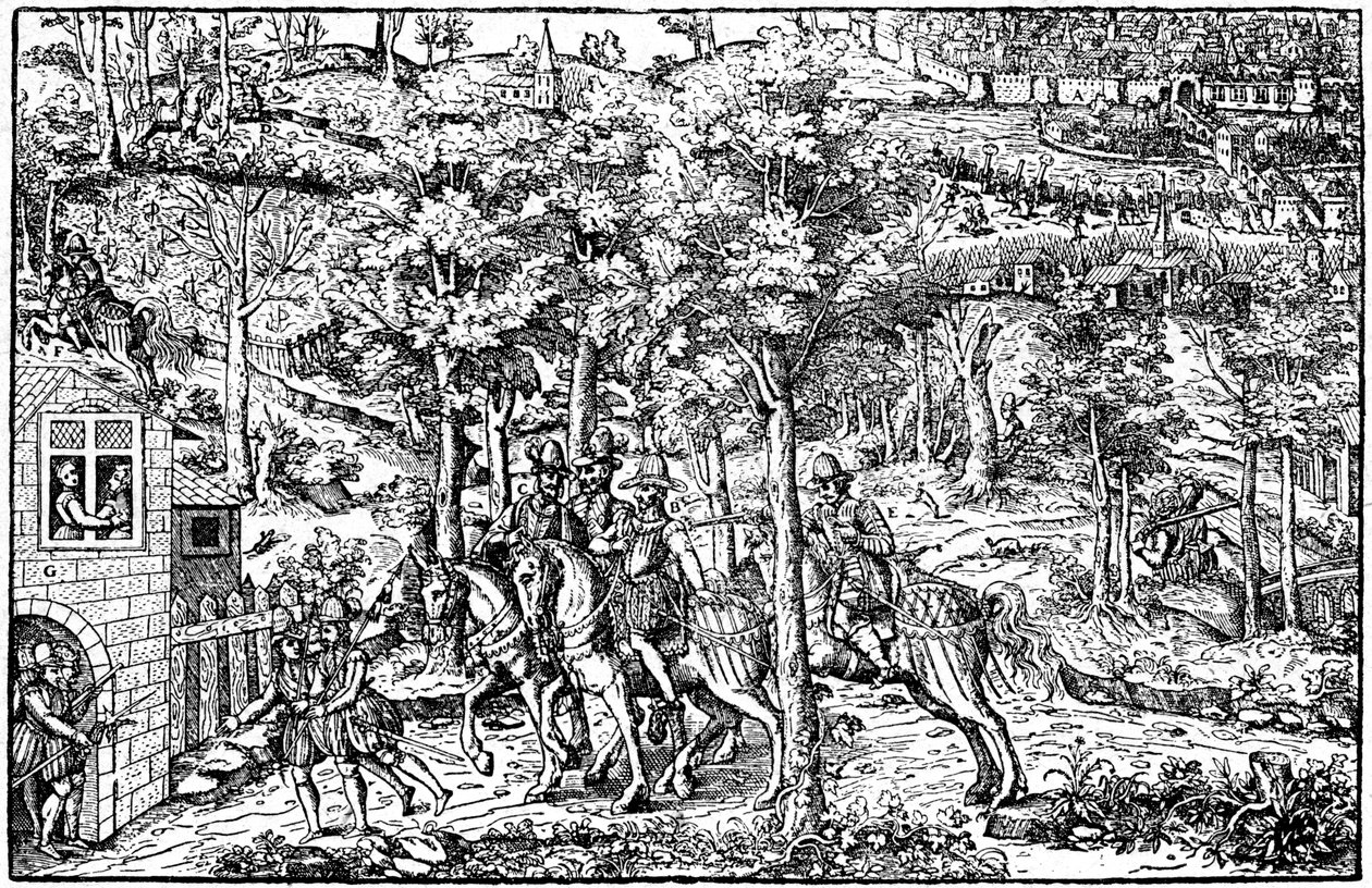 Moord op François De Guise door Jean Poltrot de Mere, 1898 door Gustave Demoulin
