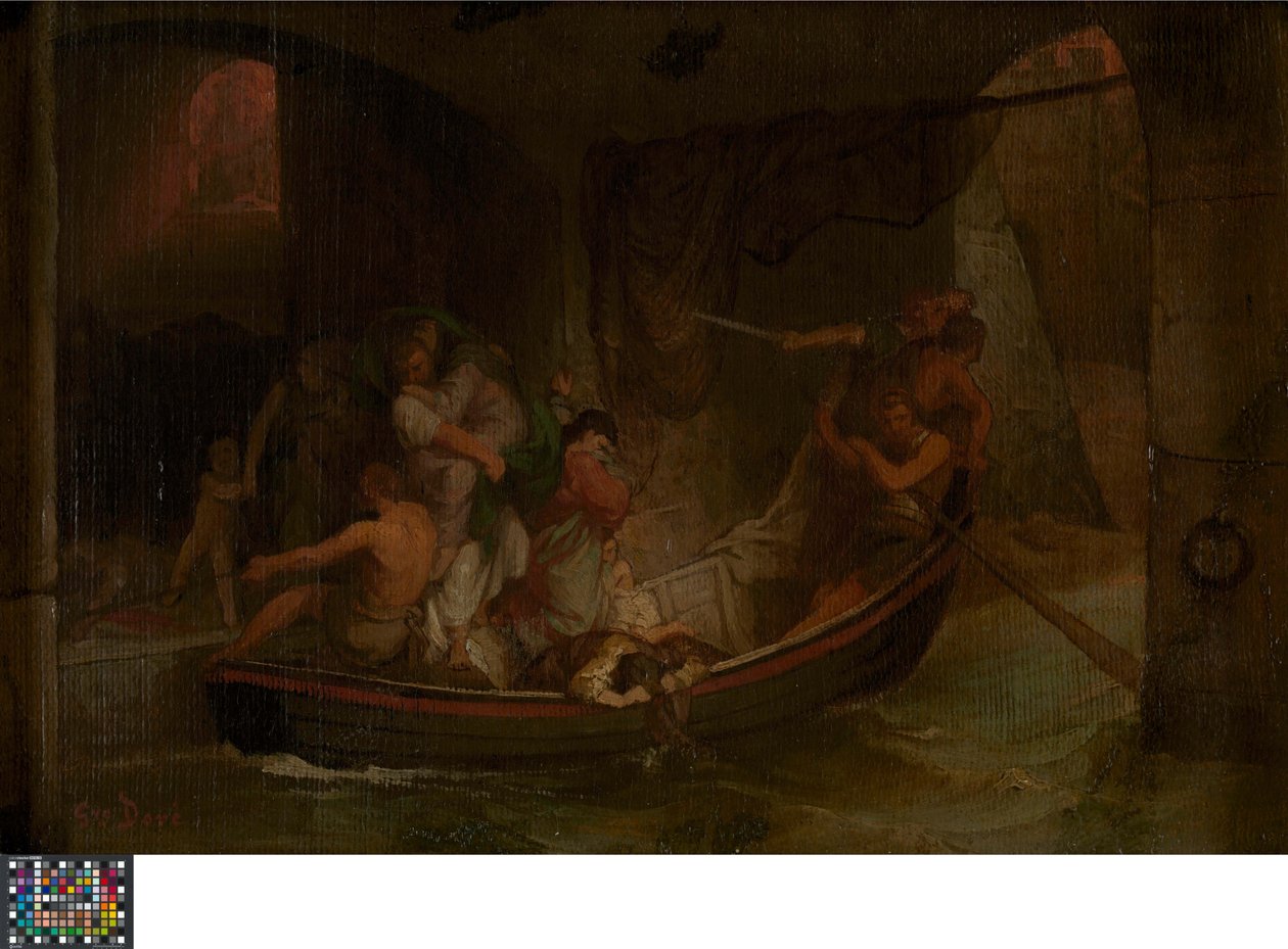 Dutch: Brand van Rome Fire of Rome door Gustave Dore