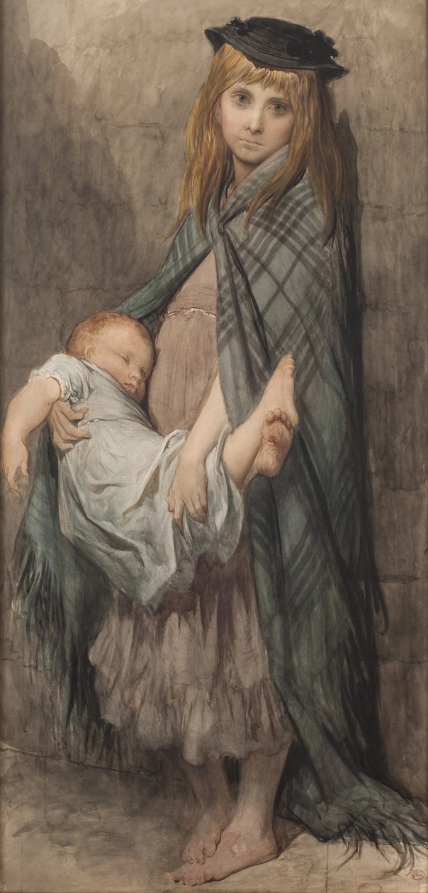 Arme kinderen van Londen door Gustave Dore