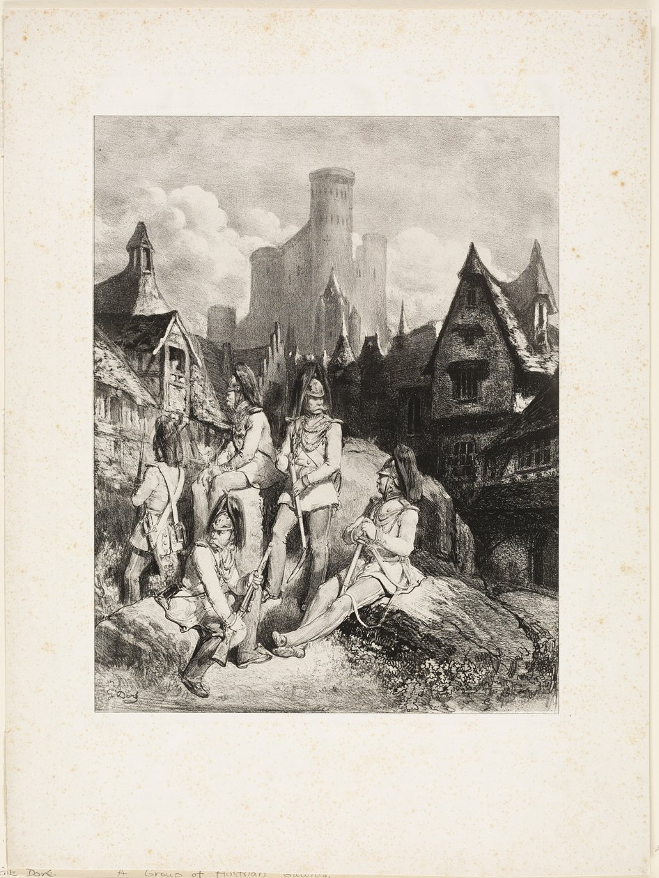 Een Groep Oostenrijkse Wachten door Gustave Dore