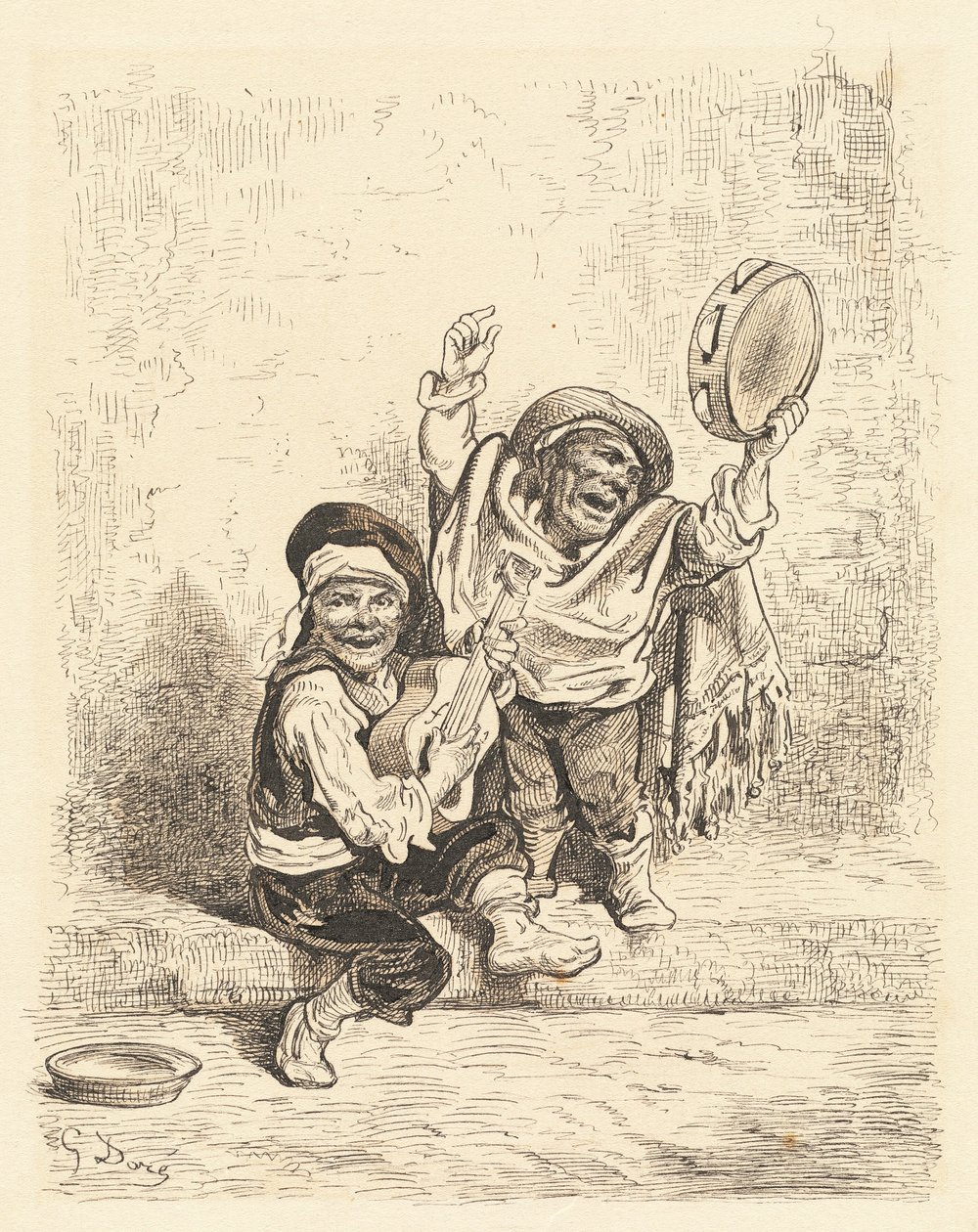 Dwergmuzikanten van Granada door Gustave Dore