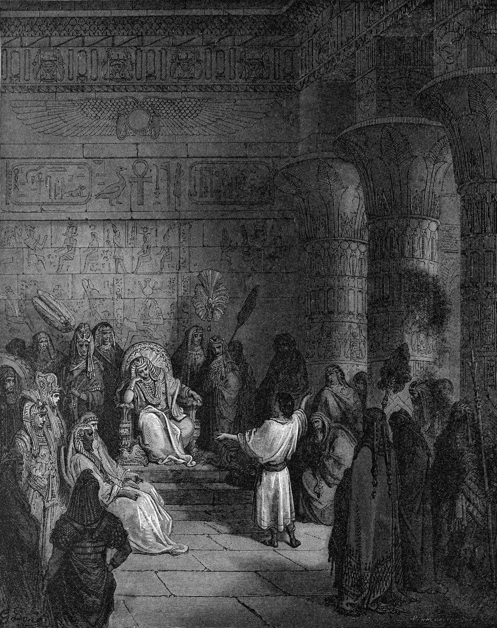 Jozef interpreteert de droom van de farao door Gustave Dore