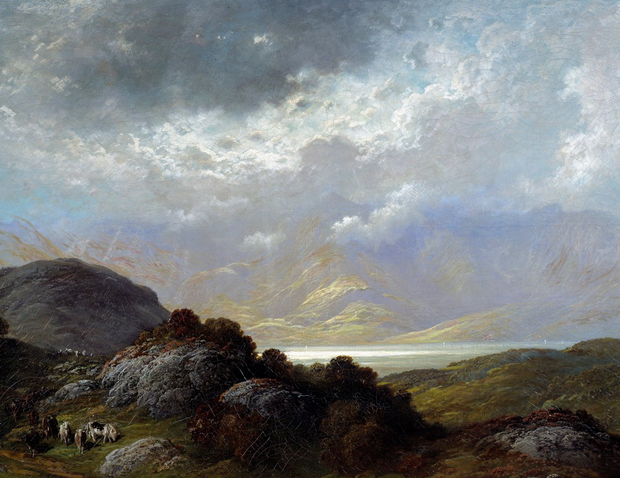 Landschap van Schotland door Gustave Dore