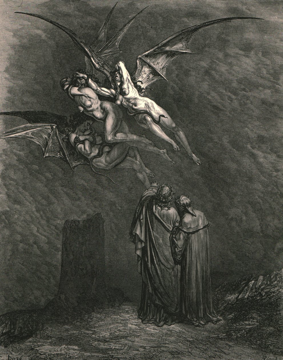 Markeer elke verschrikkelijke Erynnis, c1890 door Gustave Dore