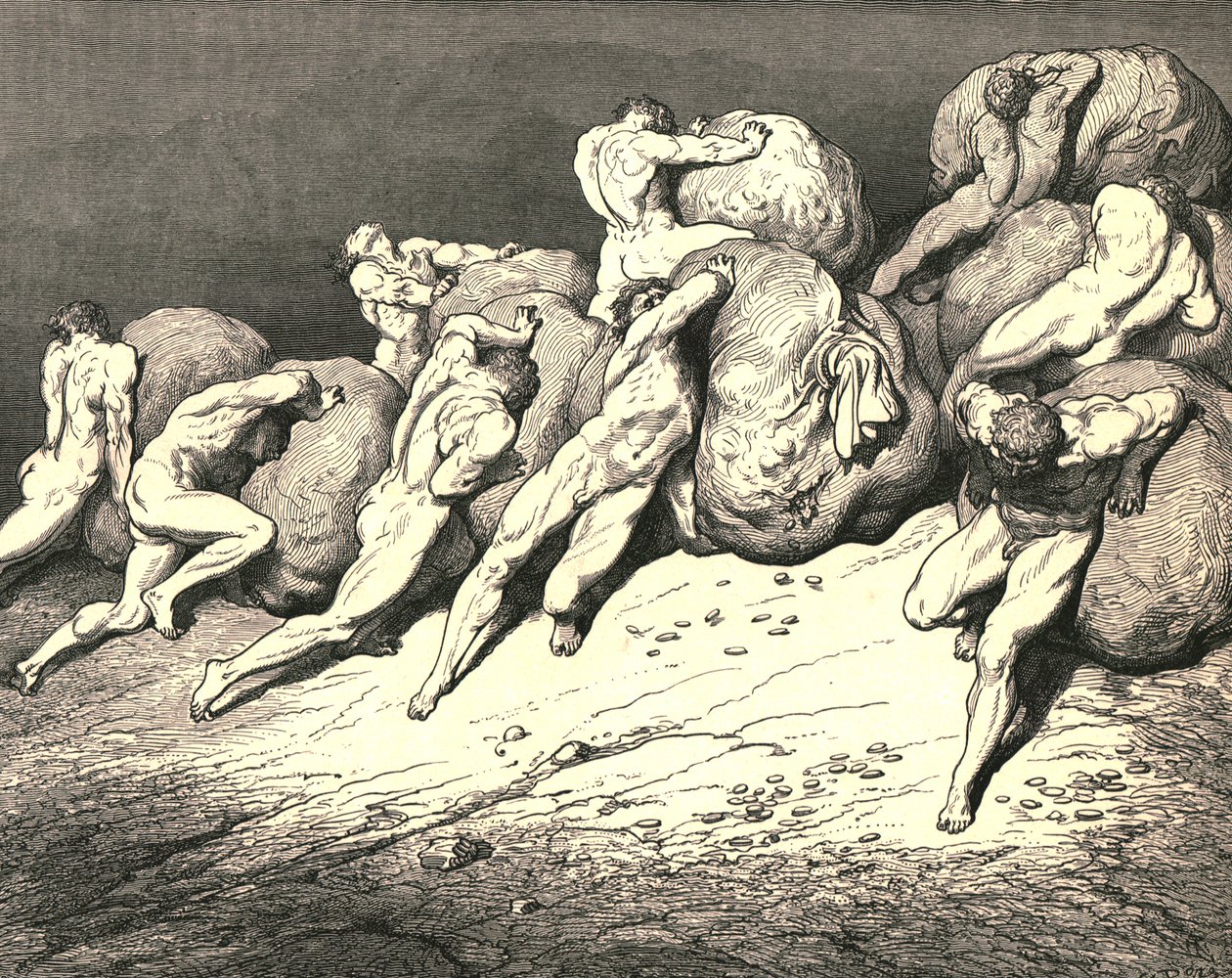 Niet al het goud, dat onder de maan is of ooit is geweest, ca. 1890 door Gustave Dore