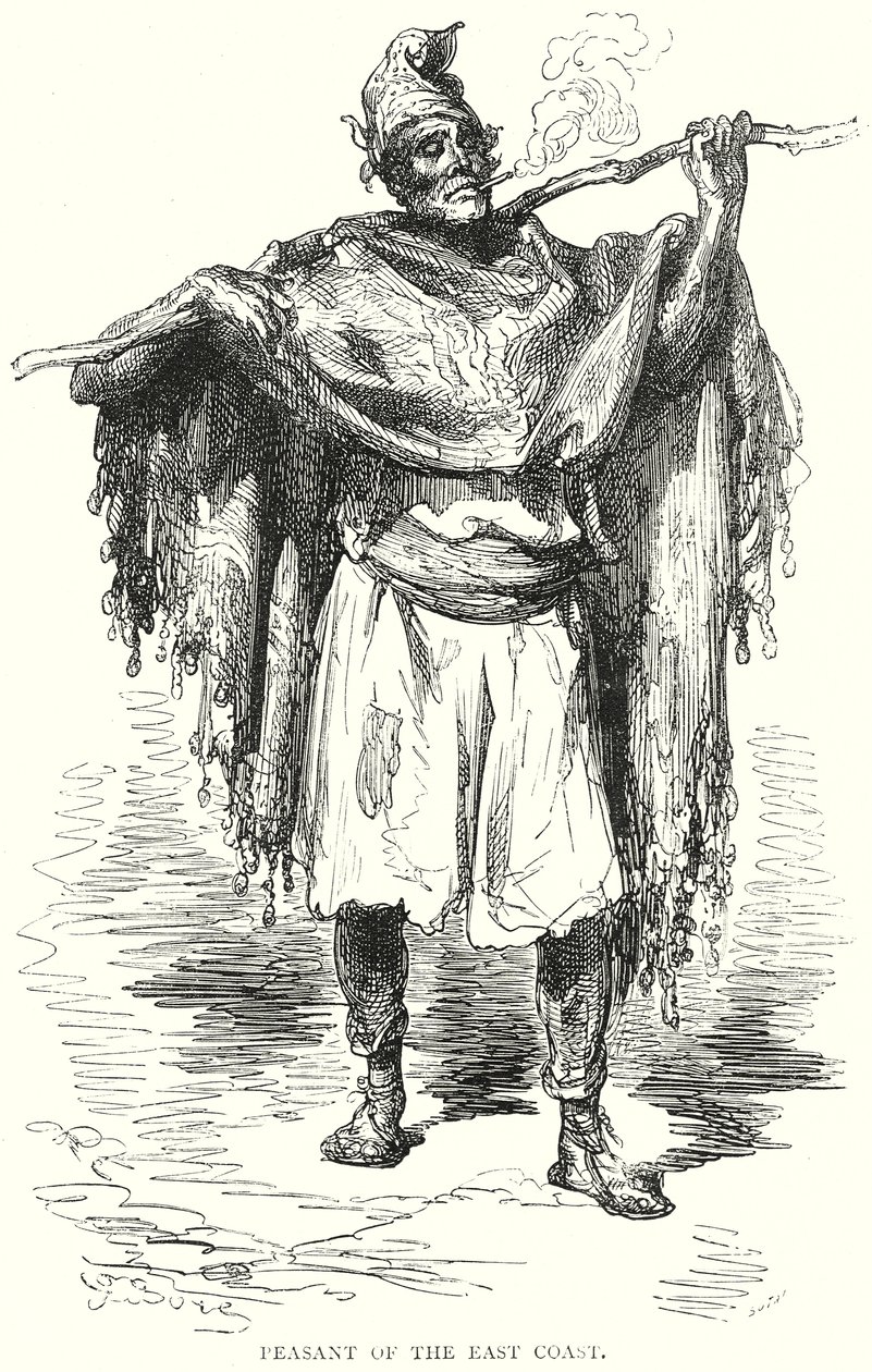 Boer van de oostkust (gravure) door Gustave Dore
