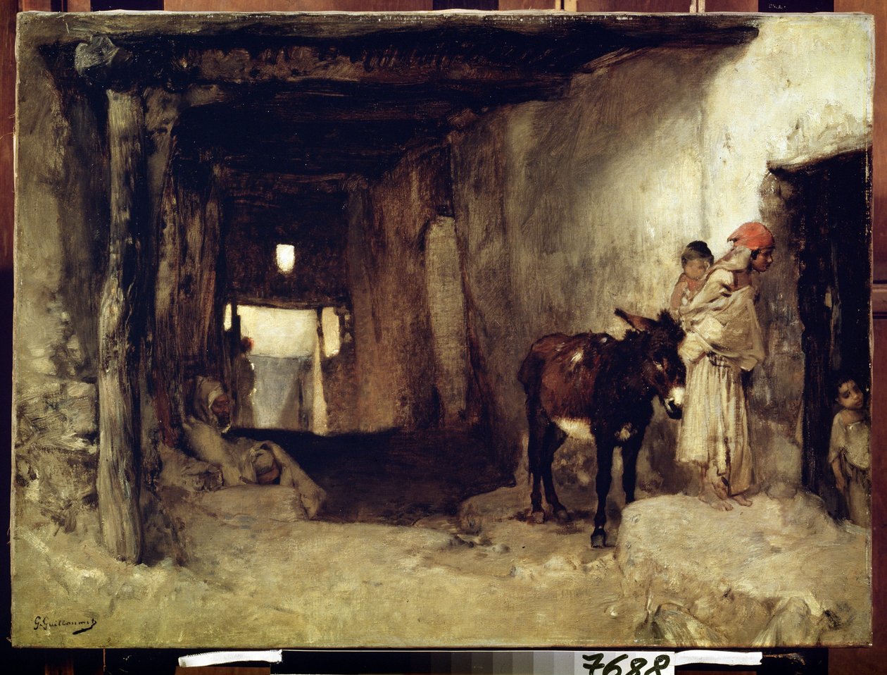 Een huis in de Sahara door Gustave Guillaumet