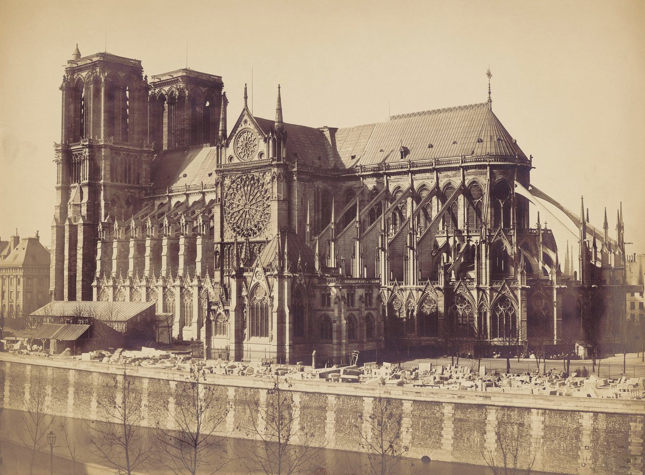 Notre-Dame de Paris kathedraal door Gustave Le Gray