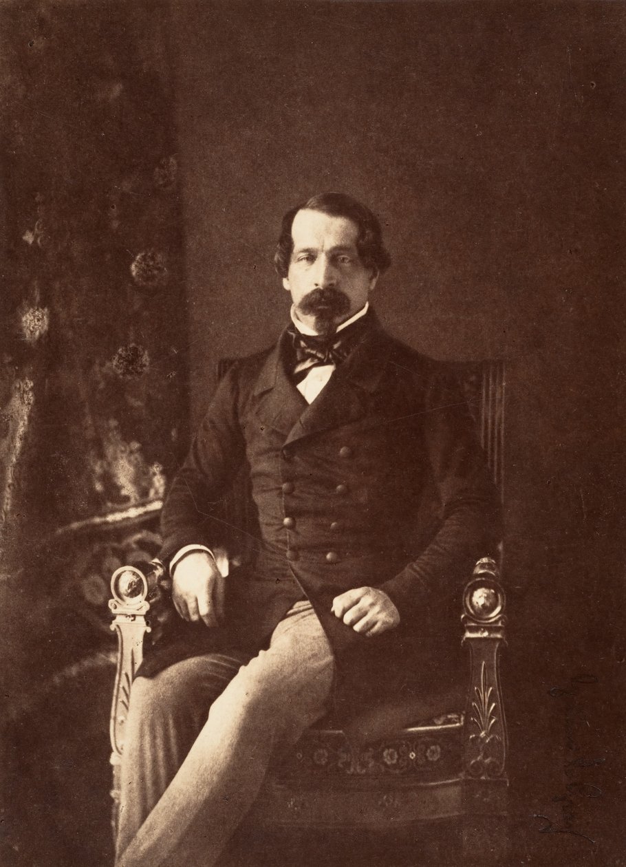 Portret van Louis-Napoléon Bonaparte als Prins-President, 1852 door Gustave Le Gray