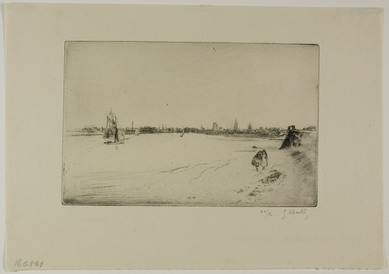 De Buitenhaven van La Rochelle door Gustave Leheutre