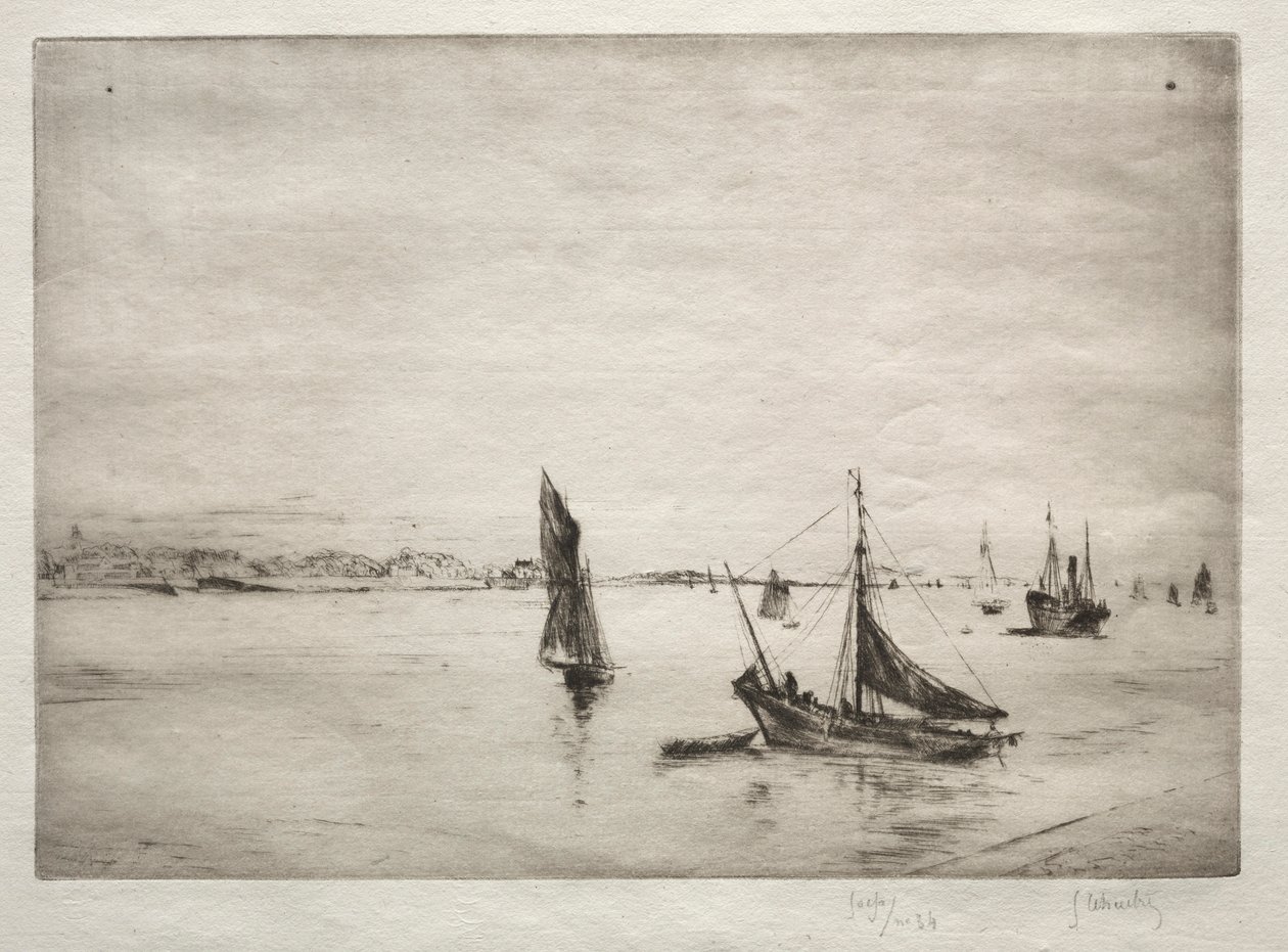 De Weg van La Rochelle door Gustave Leheutre