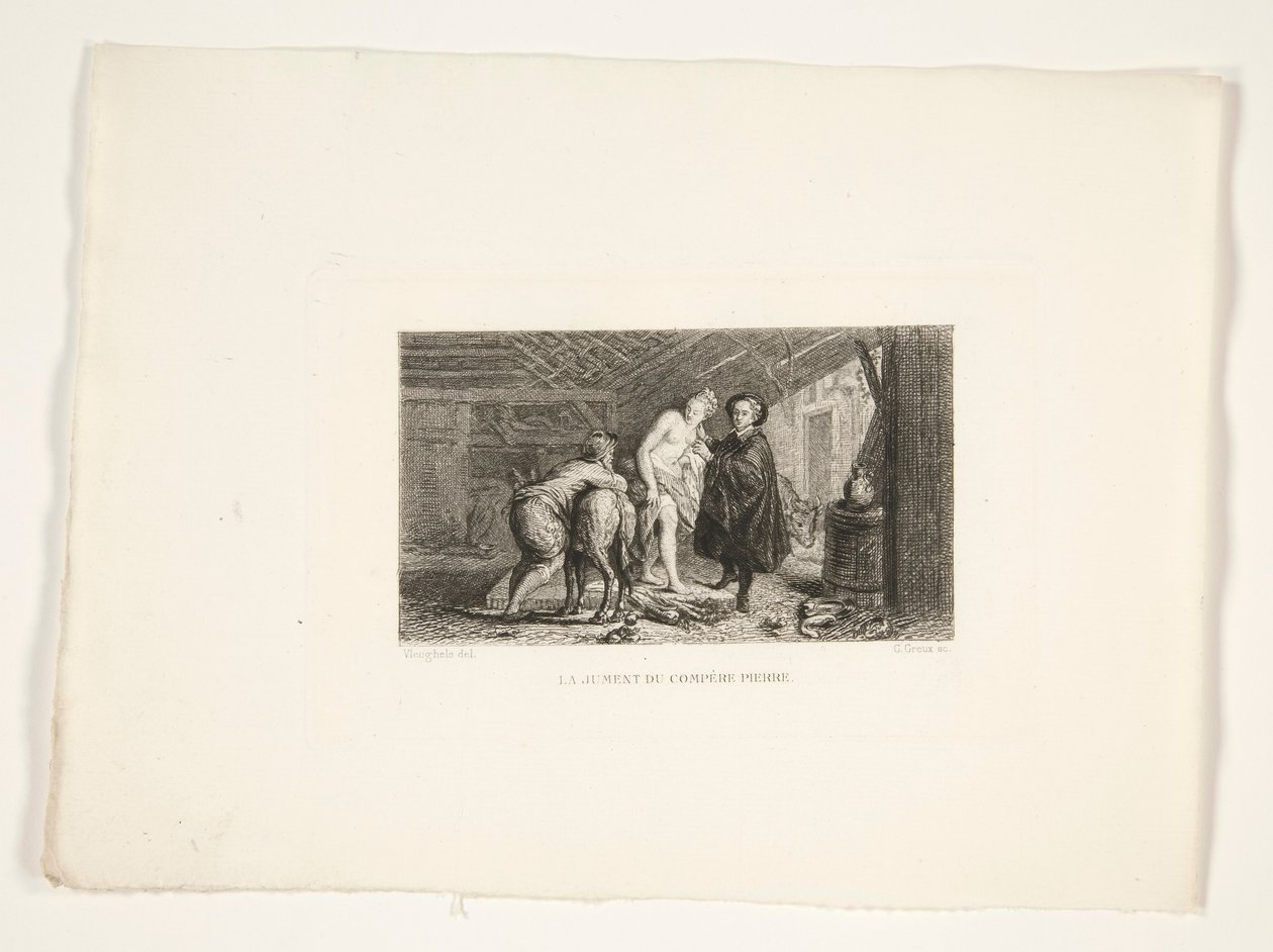La Jument du Compere Pierre door Gustave Marie Greux