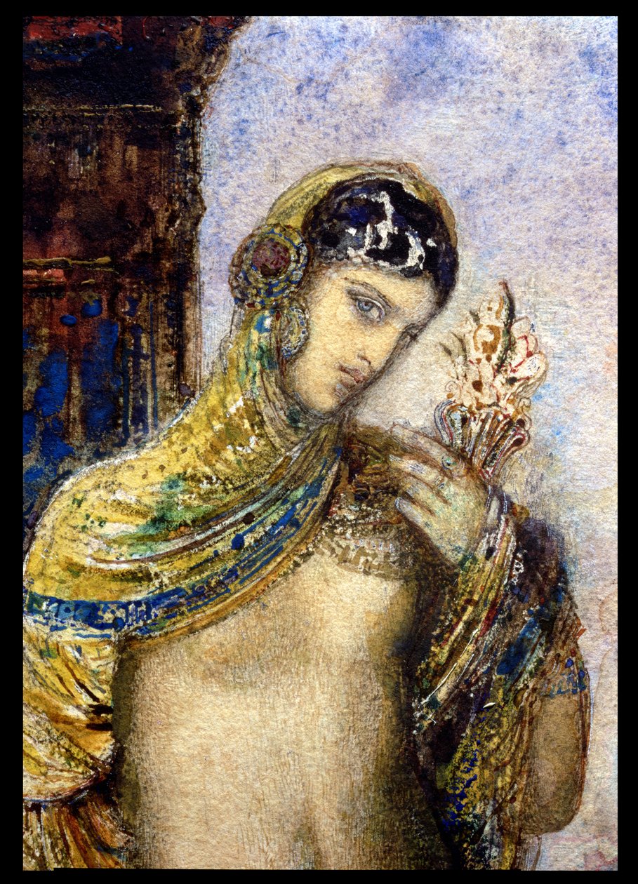 Het Hooglied (detail) door Gustave Moreau