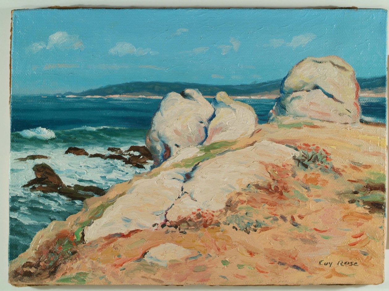 Kust van Monterey door Guy Rose