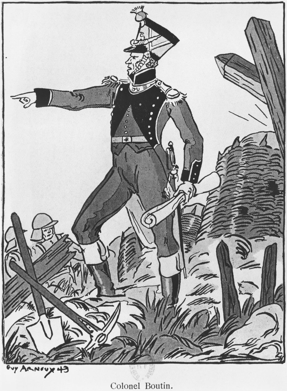 Kolonel Boutin, illustratie uit 