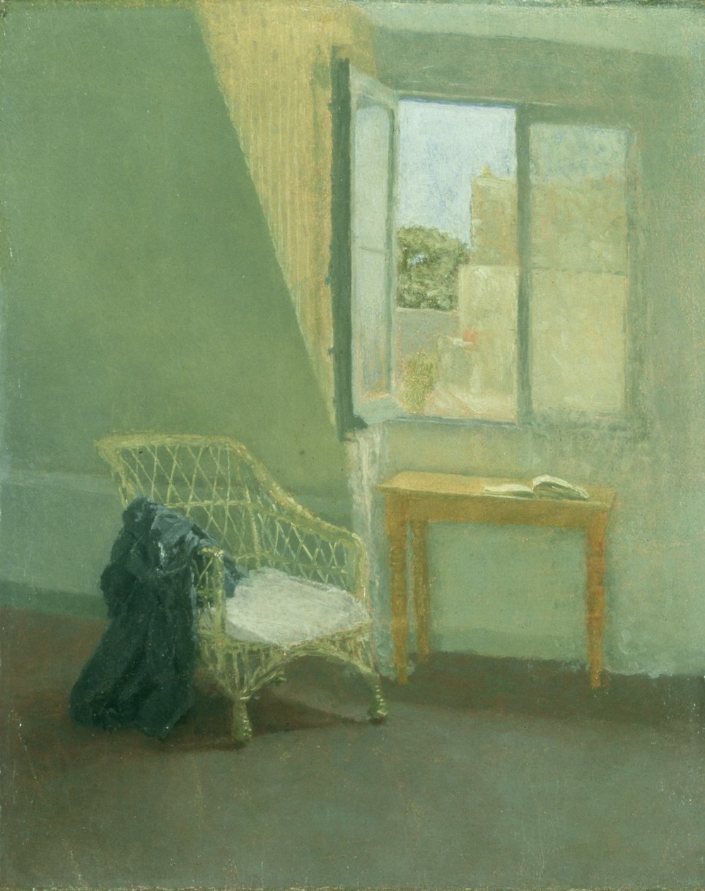 Een Hoek van de Kamer van de Kunstenaar in Parijs door Gwen John